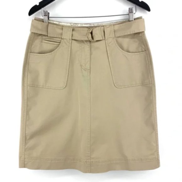 {Denver Hayes} Y2K Vintage High-Waisted Cotton Cargo Utility Skirt with POCKETS - Picture 1 of 10